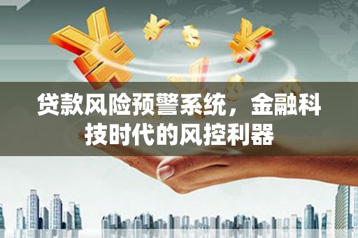 海东贷款风险预警系统，金融科技时代的风控利器