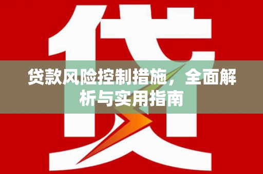 玄武贷款风险控制措施，全面解析与实用指南