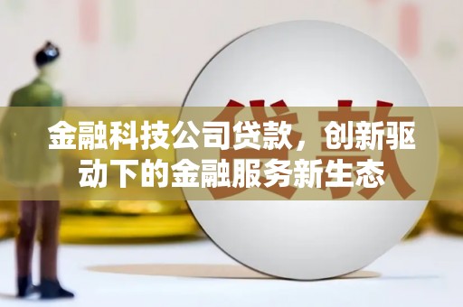 渭源金融科技公司贷款，创新驱动下的金融服务新生态