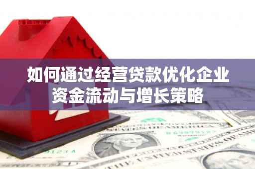 阳春如何通过经营贷款优化企业资金流动与增长策略