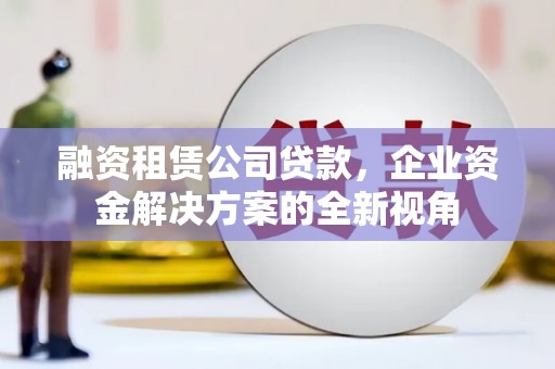 漯河融资租赁公司贷款，企业资金解决方案的全新视角