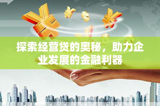 王益探索经营贷的奥秘，助力企业发展的金融利器