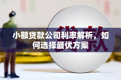 西安小额贷款公司利率解析，如何选择最优方案