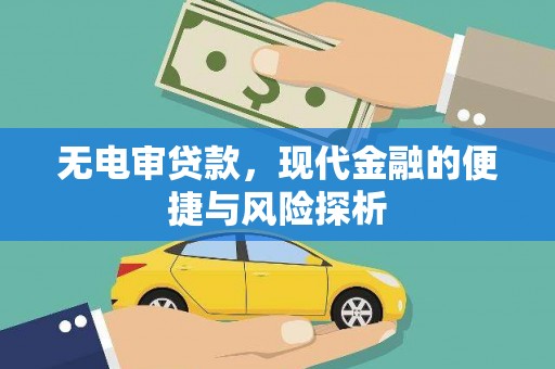 贾汪无电审贷款，现代金融的便捷与风险探析