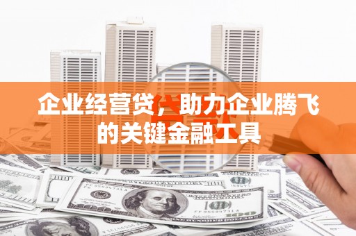 慈溪企业经营贷，助力企业腾飞的关键金融工具