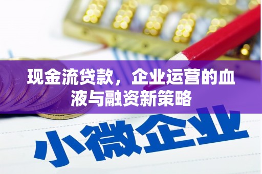 习水现金流贷款，企业运营的血液与融资新策略