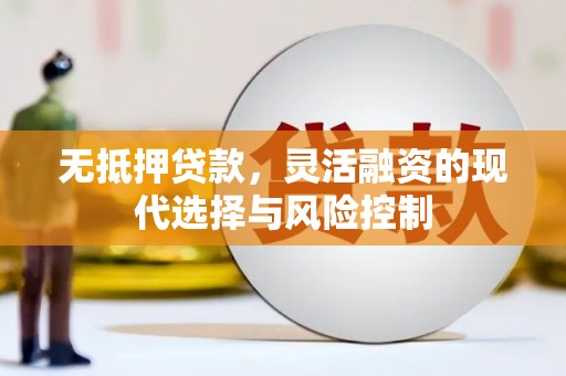 洪梅无抵押贷款，灵活融资的现代选择与风险控制