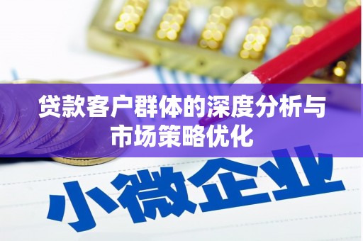 海州贷款客户群体的深度分析与市场策略优化