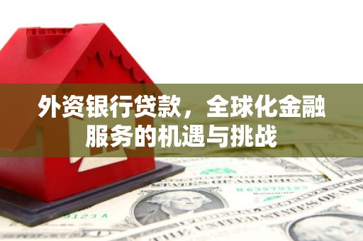 洮南外资银行贷款，全球化金融服务的机遇与挑战