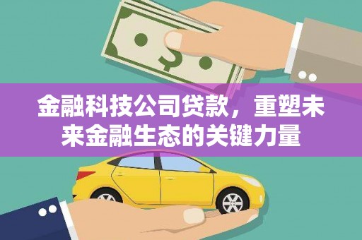 含山金融科技公司贷款，重塑未来金融生态的关键力量
