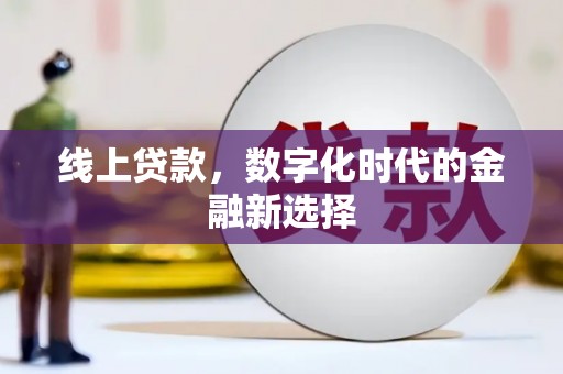 雾台线上贷款，数字化时代的金融新选择