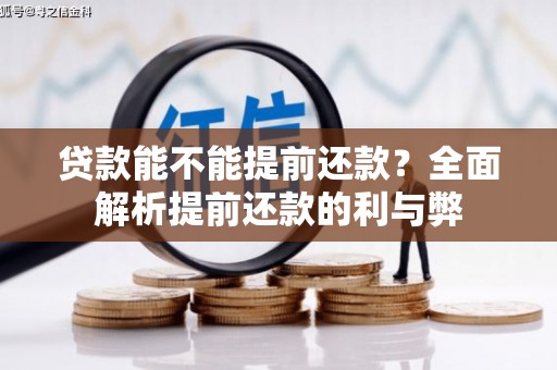德庆贷款能不能提前还款？全面解析提前还款的利与弊