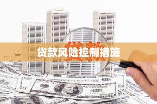 库尔勒贷款风险控制措施