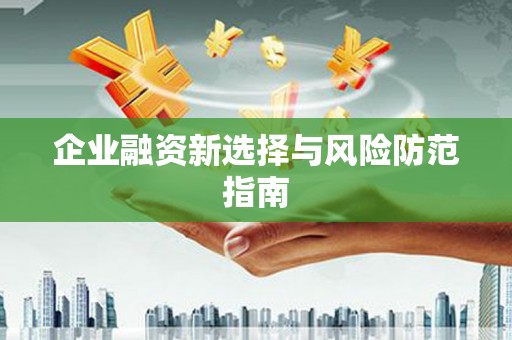 西咸企业融资新选择与风险防范指南