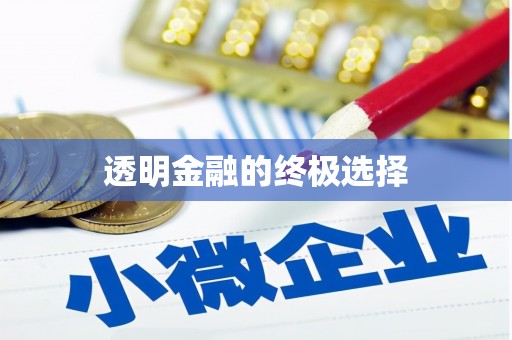 双城透明金融的终极选择